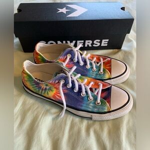 Converse Low Top Tie-Dye Canvas Sneakers